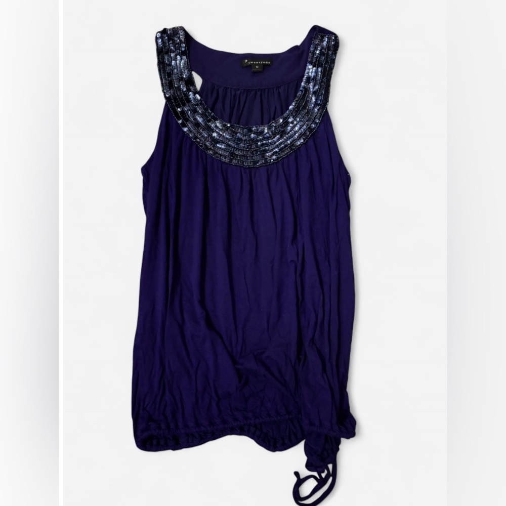 Beaded halter top